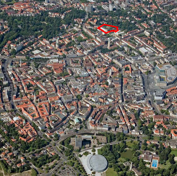 Lage im Stadtgebiet (Wird bei Klick vergrößert)
