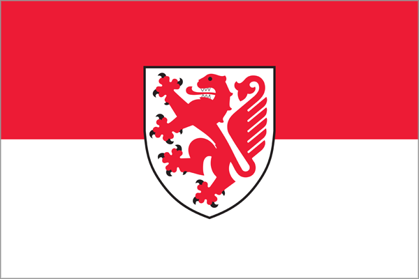 Flagge der Stadt Braunschweig (Wird bei Klick vergrößert)