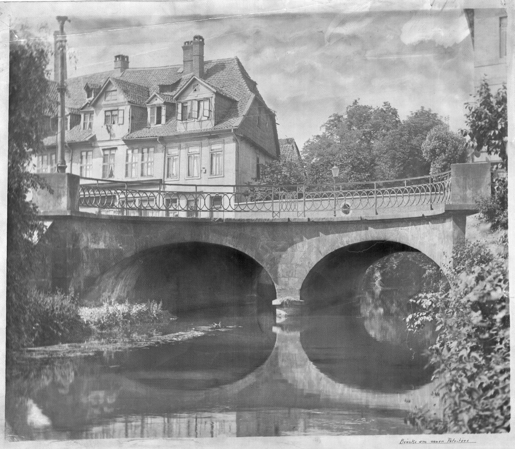 Brücke Neues Petritor, Ostansicht, um 1940 (Wird bei Klick vergrößert)