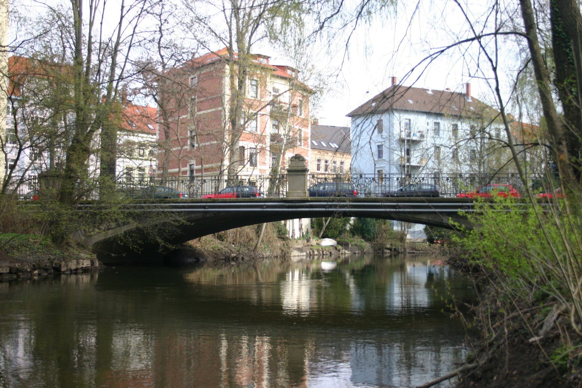 Gaußbrücke, Südwestansicht, 2010 (Wird bei Klick vergrößert)