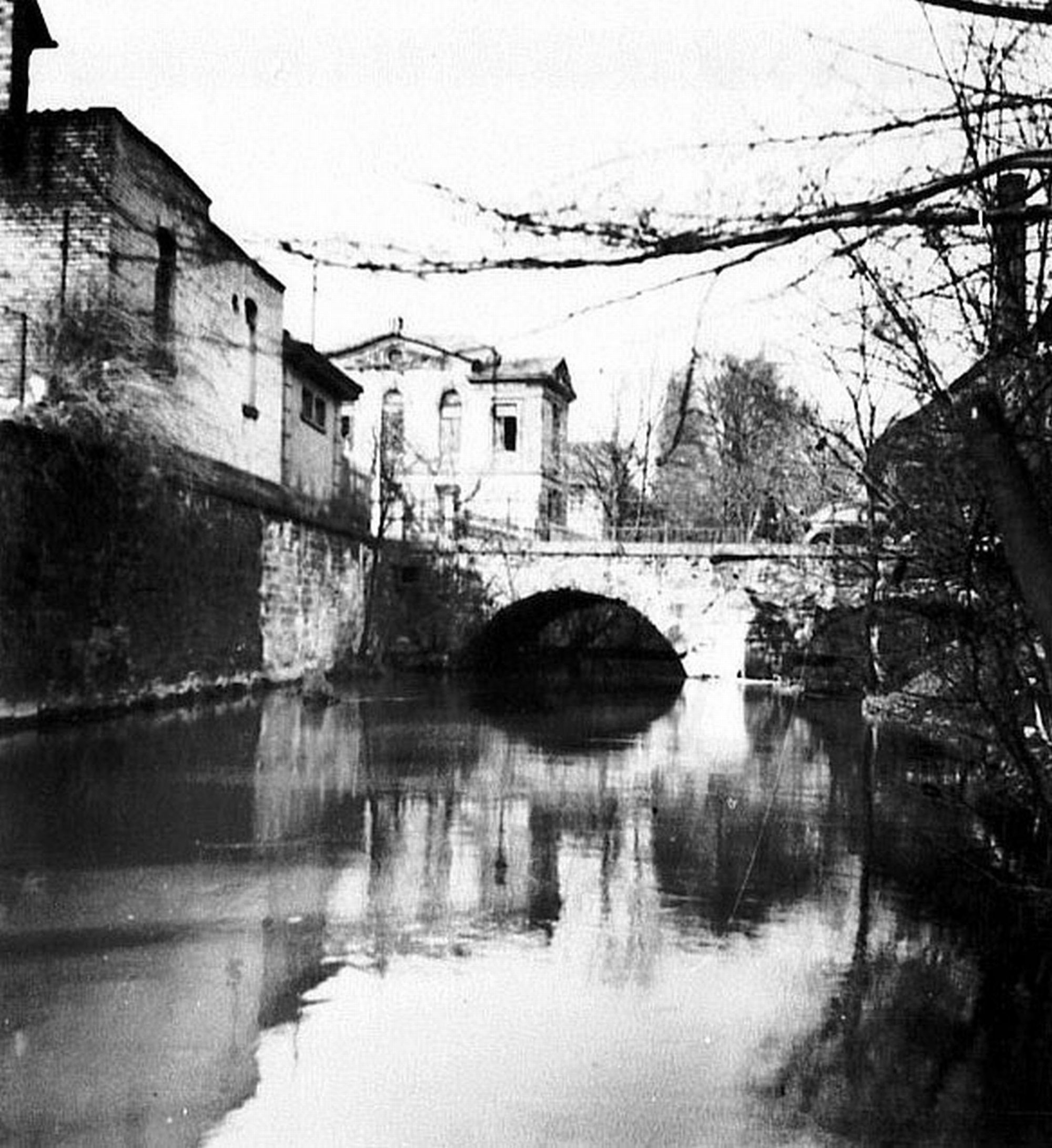 Hohetorbrücke, innere Grabenbrücke, vor 1945 (Wird bei Klick vergrößert)