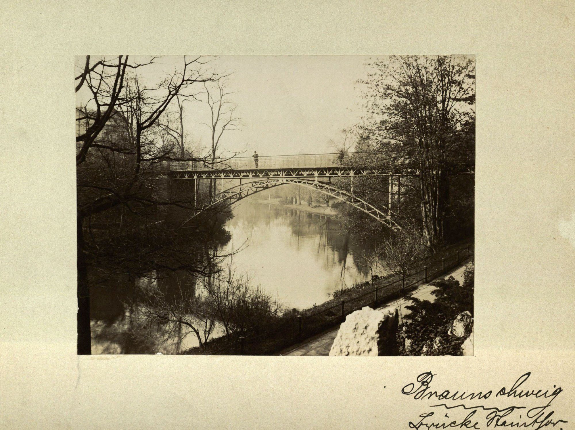 Ottmerbrücke, Nordansicht, um 1900