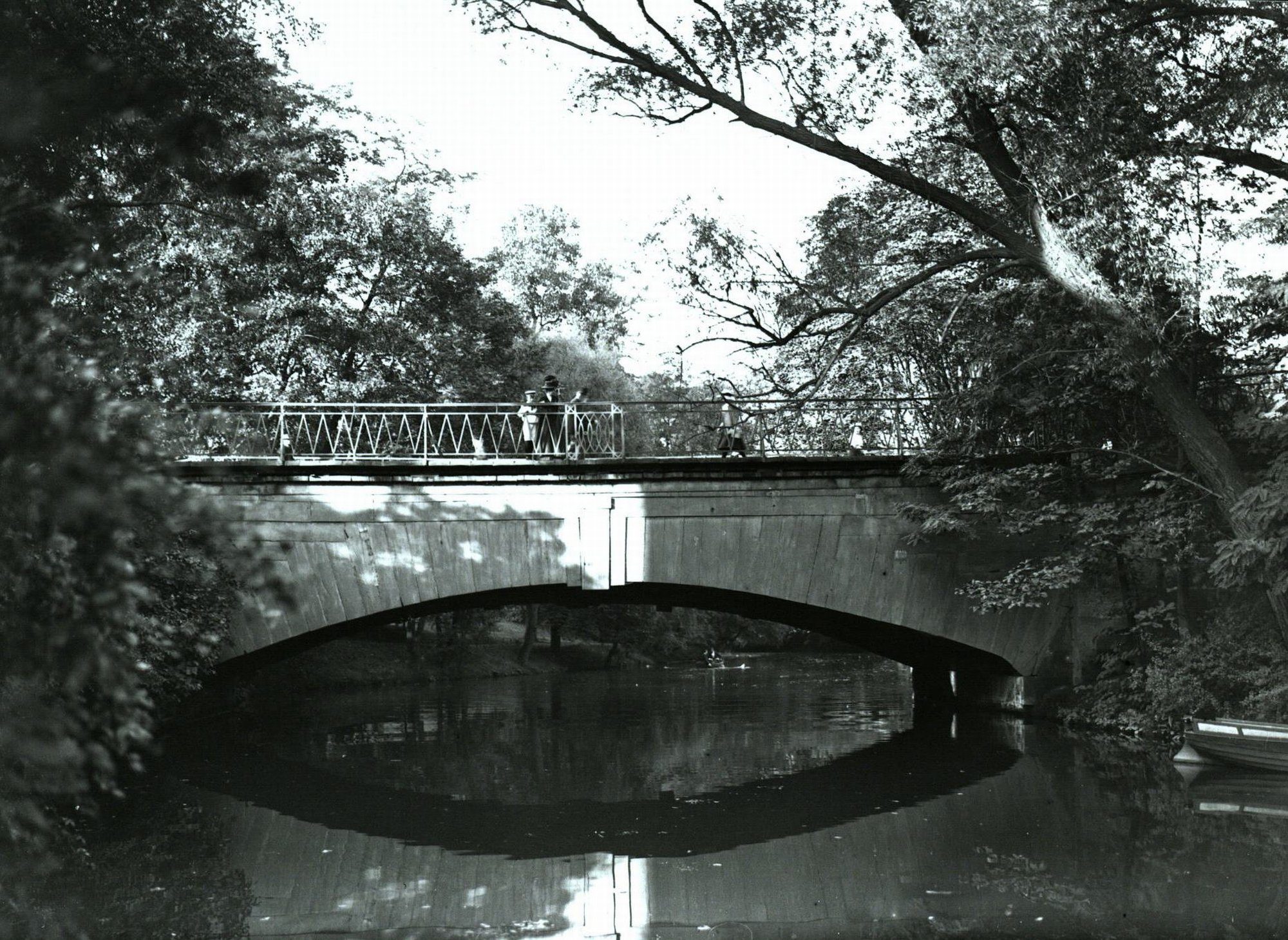 Steintorbrücke, Südansicht, um 1900