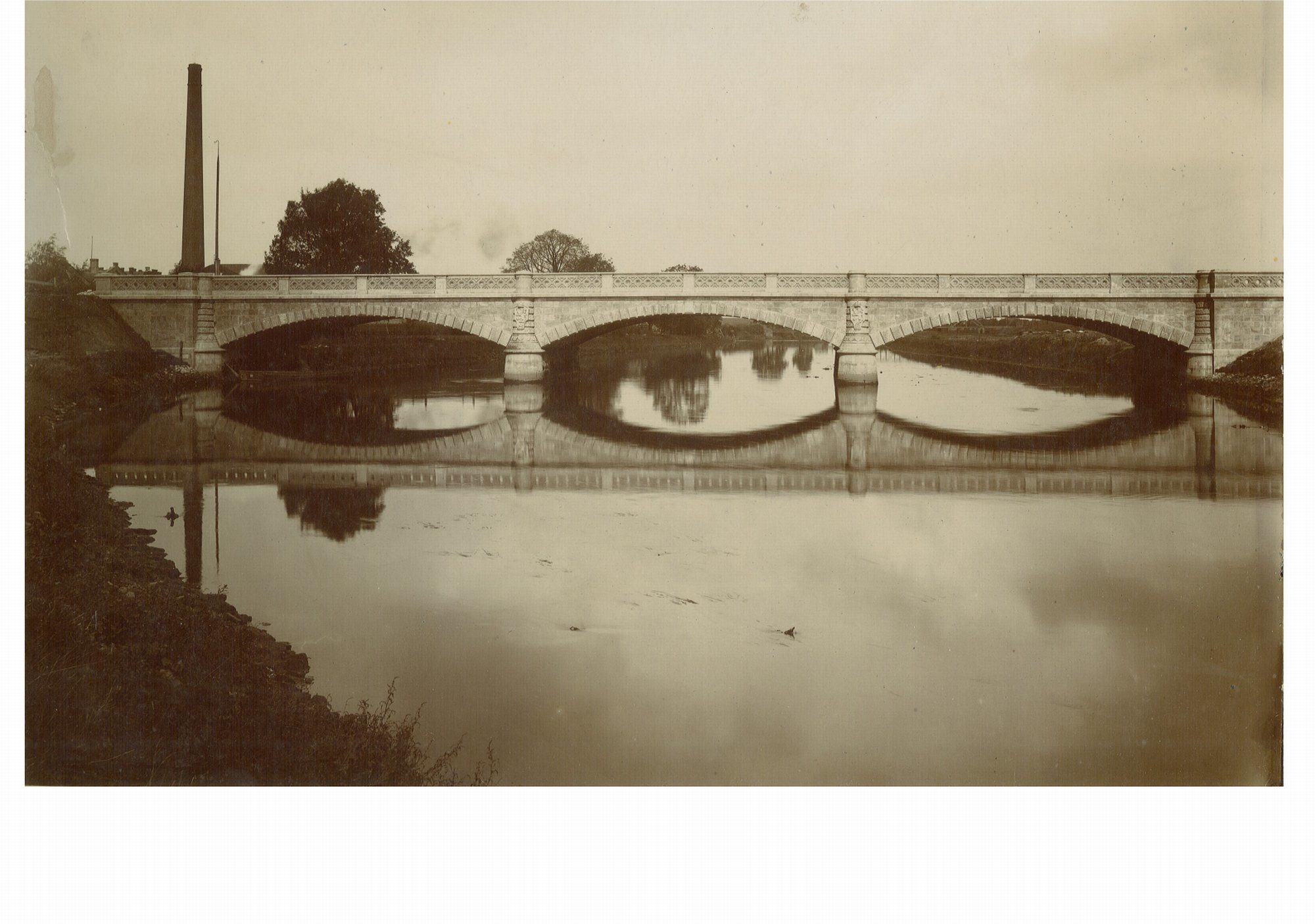 Wendenringbrücke, Ansicht von Süden, 1889 (Wird bei Klick vergrößert)