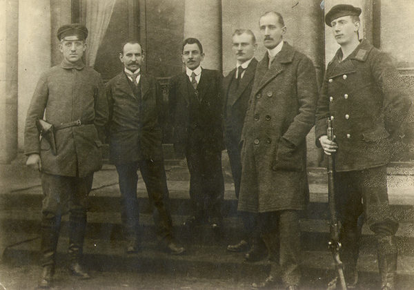 Delegation des Arbeiter- und Soldatenrates 1918 (Wird bei Klick vergrößert)