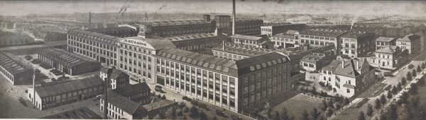 Büssingwerk Braunschweig 1918 (Wird bei Klick vergrößert)