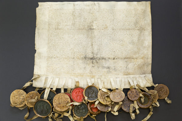 Die Urkunde des Hanse-Vertrags von 1476 (Wird bei Klick vergrößert)