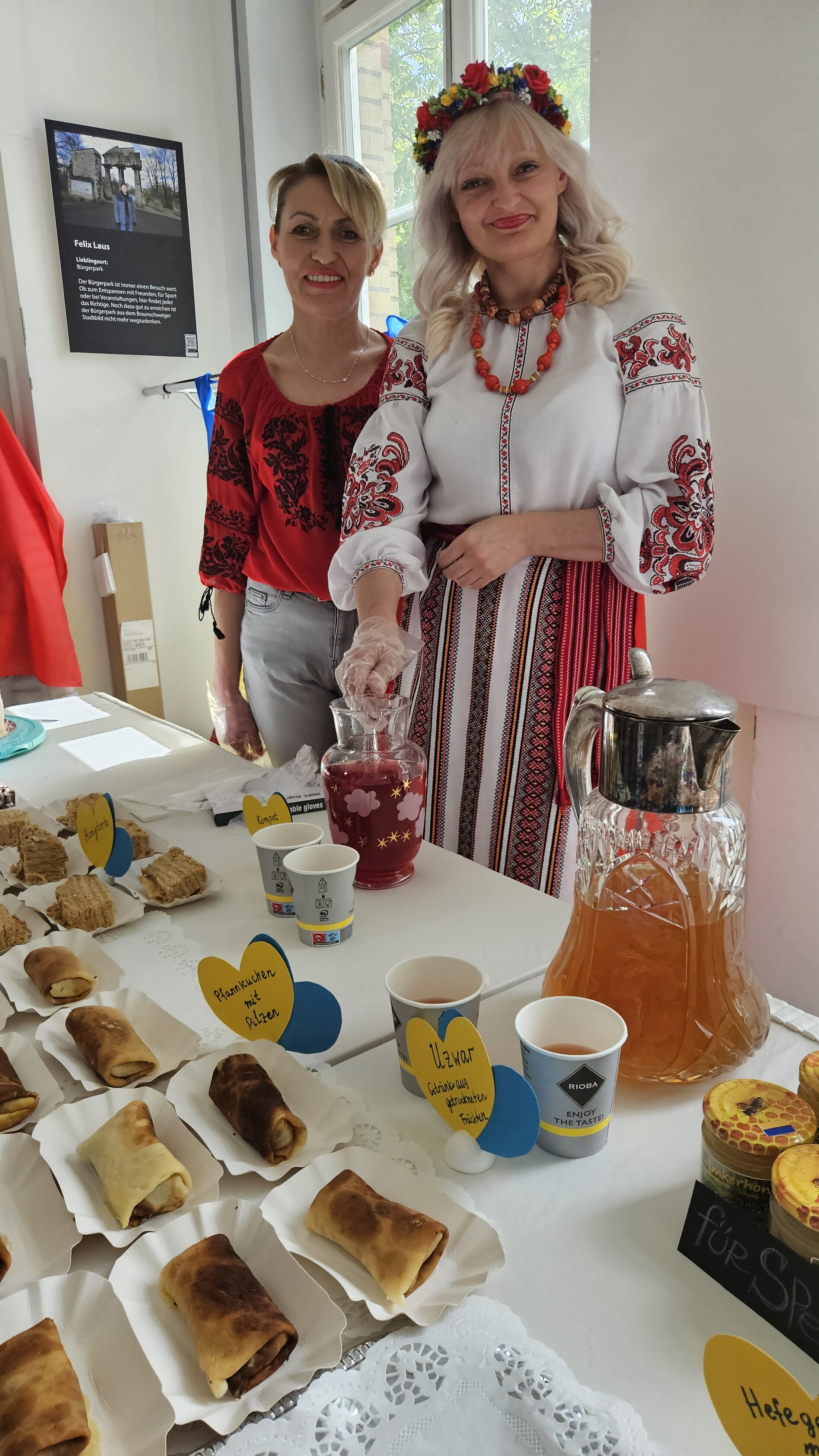 Kulinarisches aus der Ukraine. (Wird bei Klick vergrößert)
