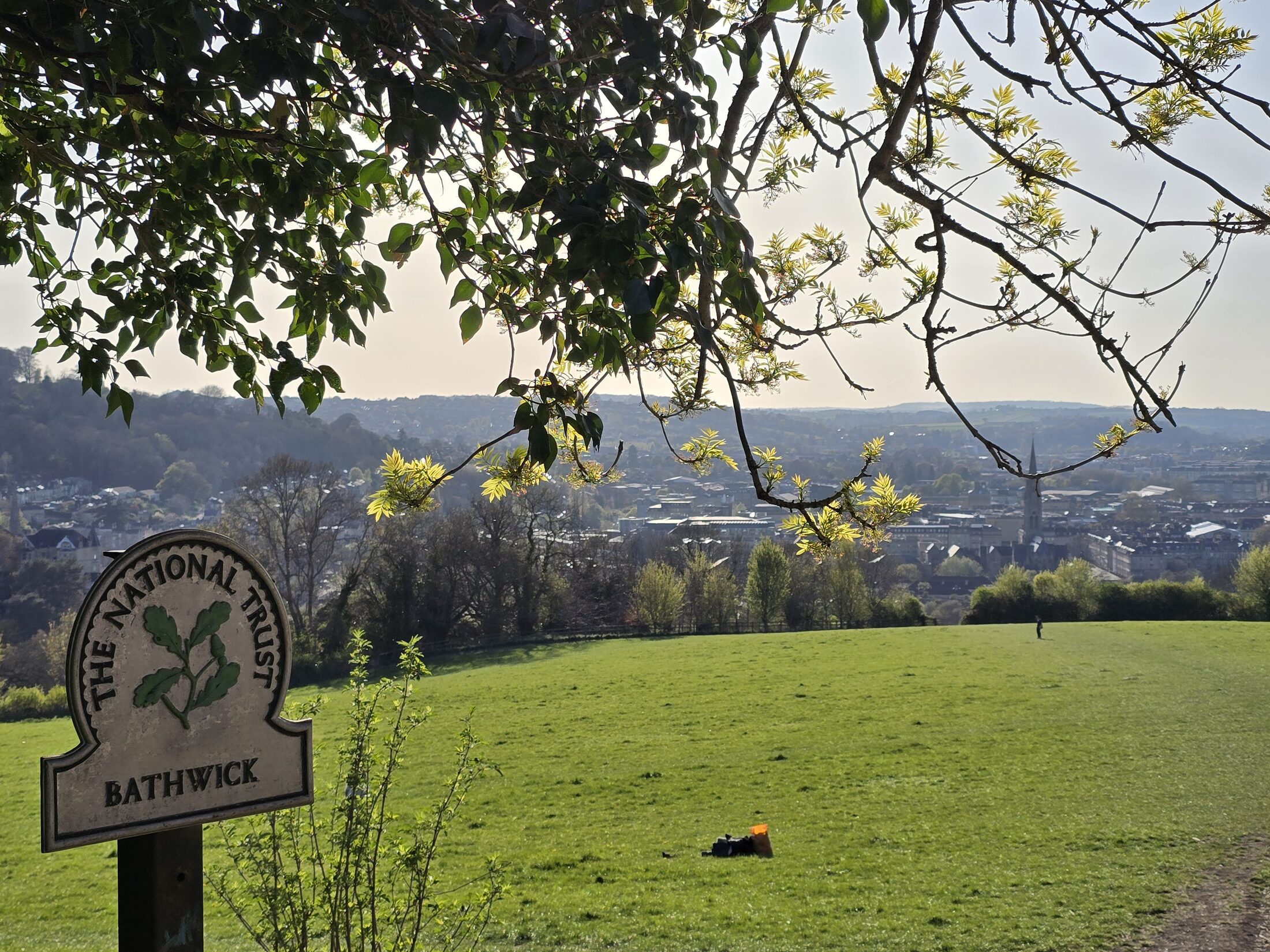 Blick auf Bath vom Bath Skyline Walk. (Wird bei Klick vergrößert)