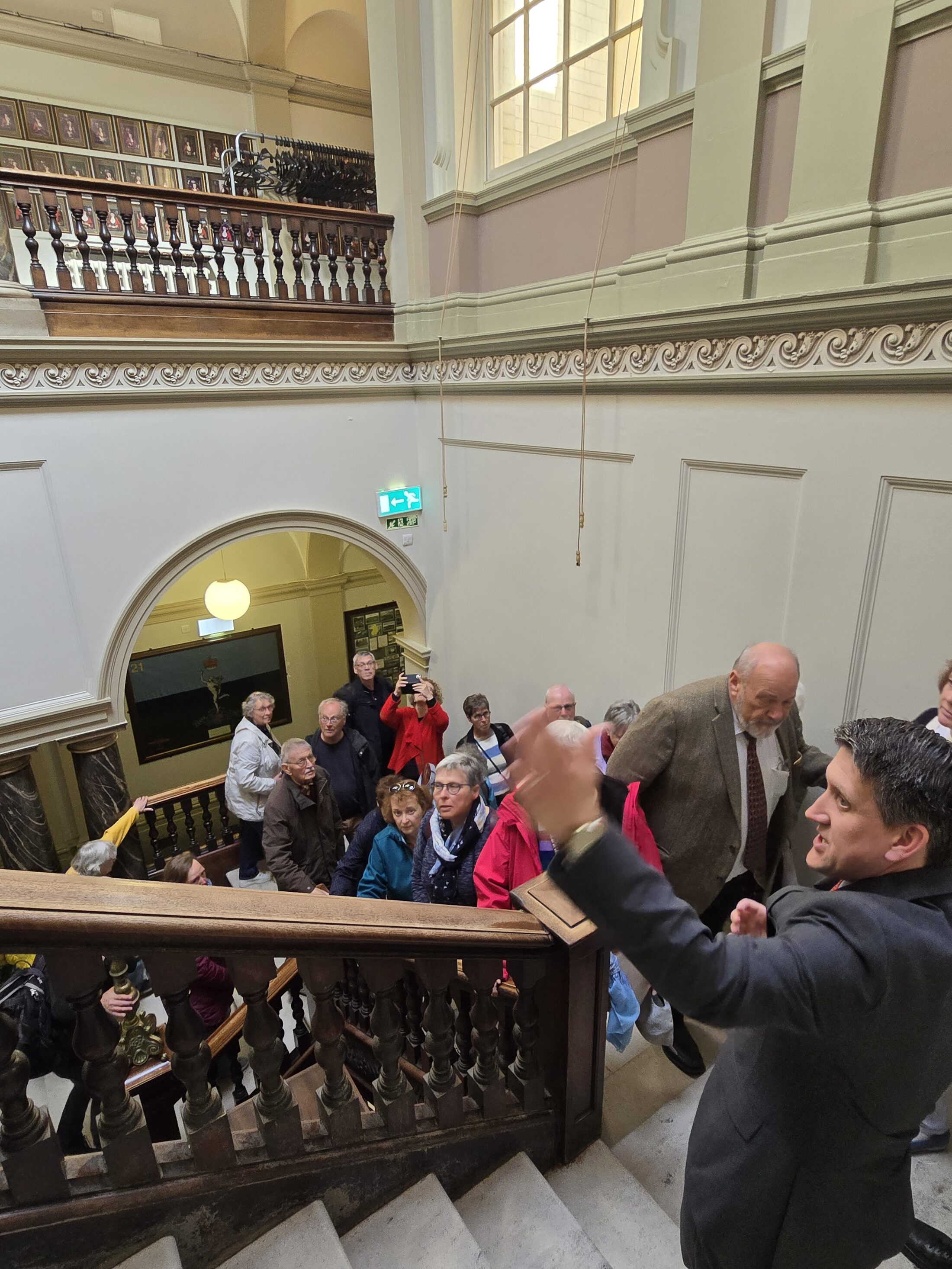 Empfang im Rathaus in Bath. (Wird bei Klick vergrößert)