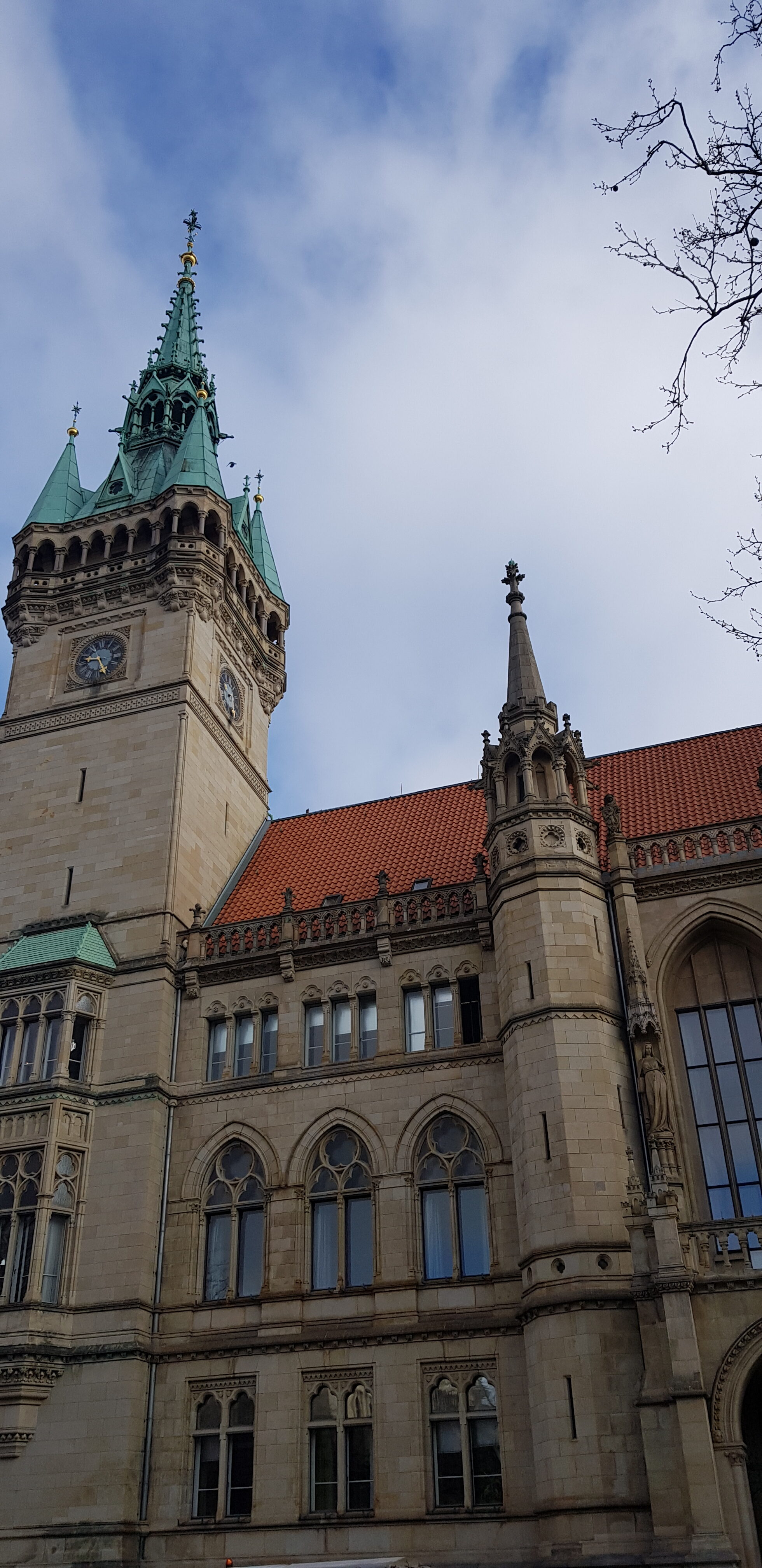 Start am Braunschweiger Rathaus (Wird bei Klick vergrößert)