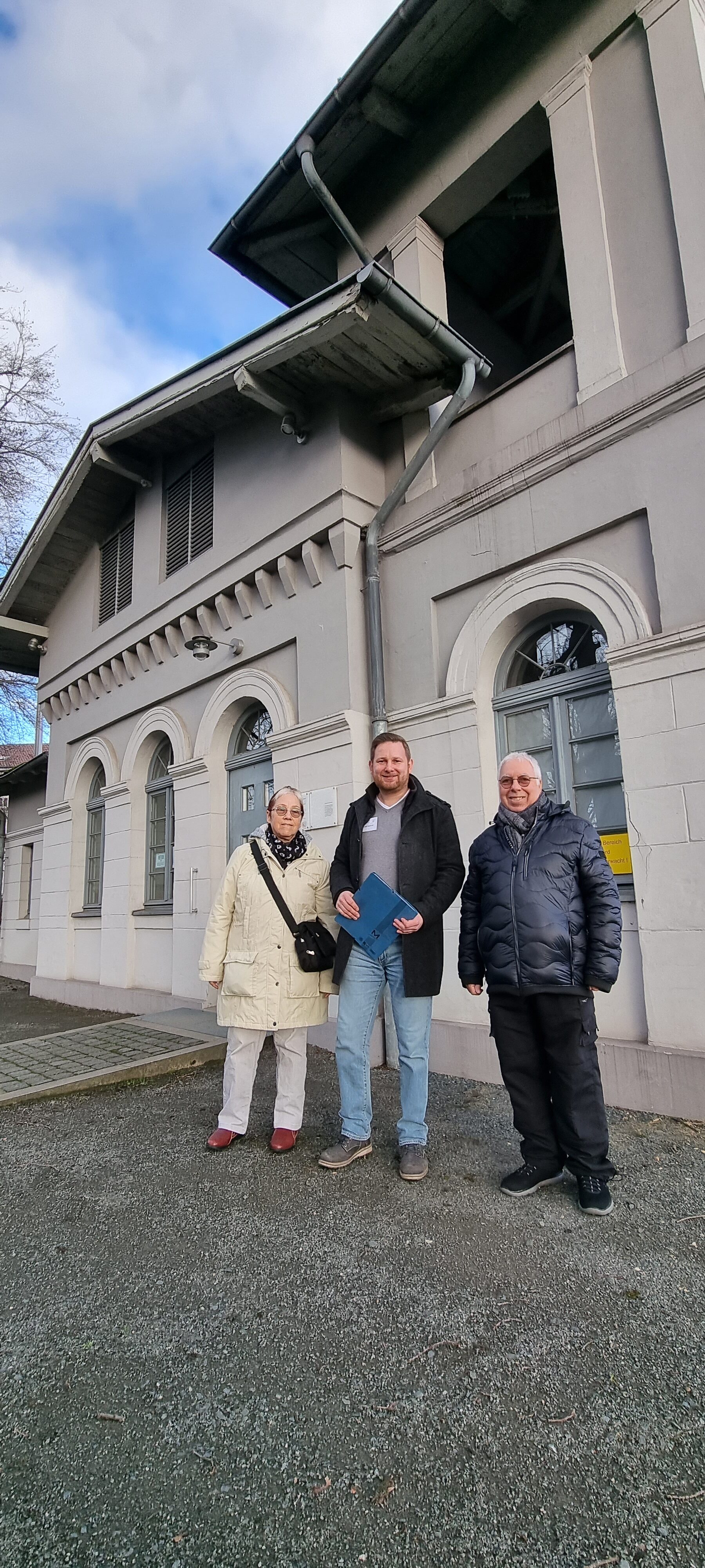 Besuch in der Gedenkstätte Schillstraße (Wird bei Klick vergrößert)