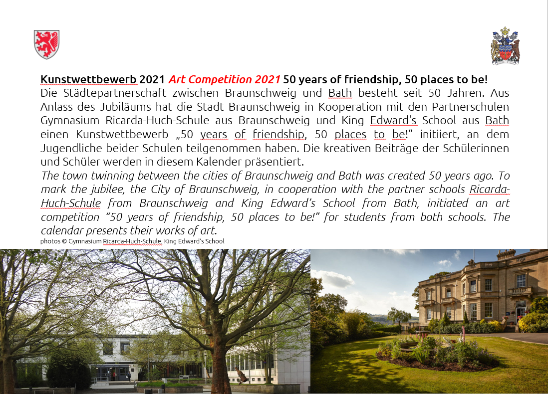 Kunstwettbewerb 2021 Art Competition 2021 (Zoom on click)