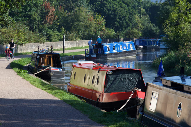 Boote auf dem Kanal (Wird bei Klick vergrößert)