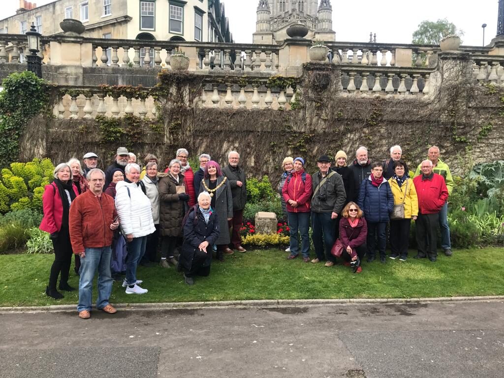 Treffen mit Mitgliedern der BBTA im Brunswick Gardens (Wird bei Klick vergrößert)