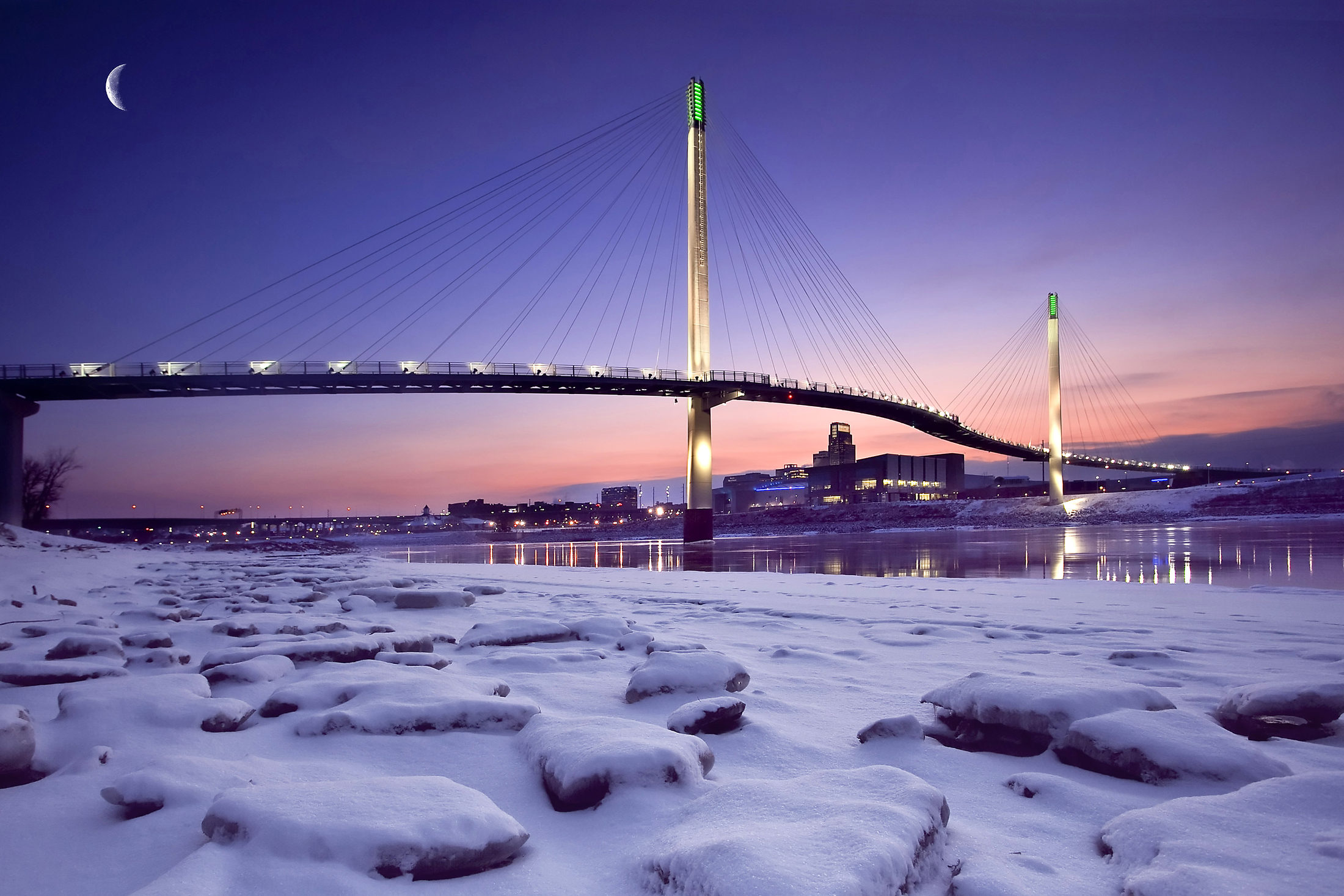 Brücke im Winter (Wird bei Klick vergrößert)