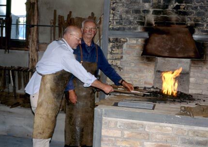 Schauschmieden bei der 825-Jahrfeier (Wird bei Klick vergrößert)