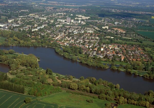 Luftaufnahme Melverode mit Südsee -- Foto: Dieter Heitefuß (Wird bei Klick vergrößert)