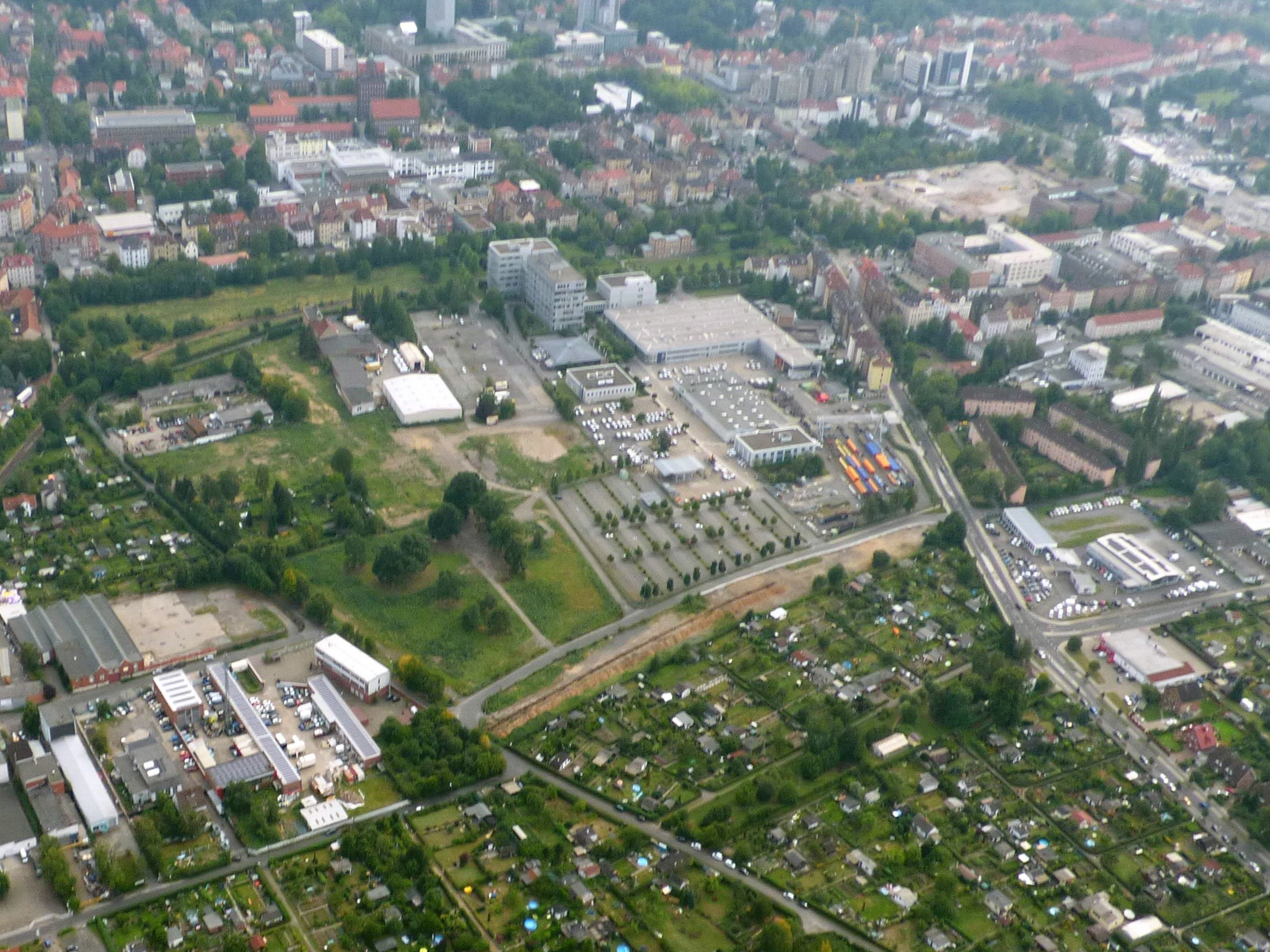 Luftbild Baugebiet Taubenstraße August 2015 (Wird bei Klick vergrößert)
