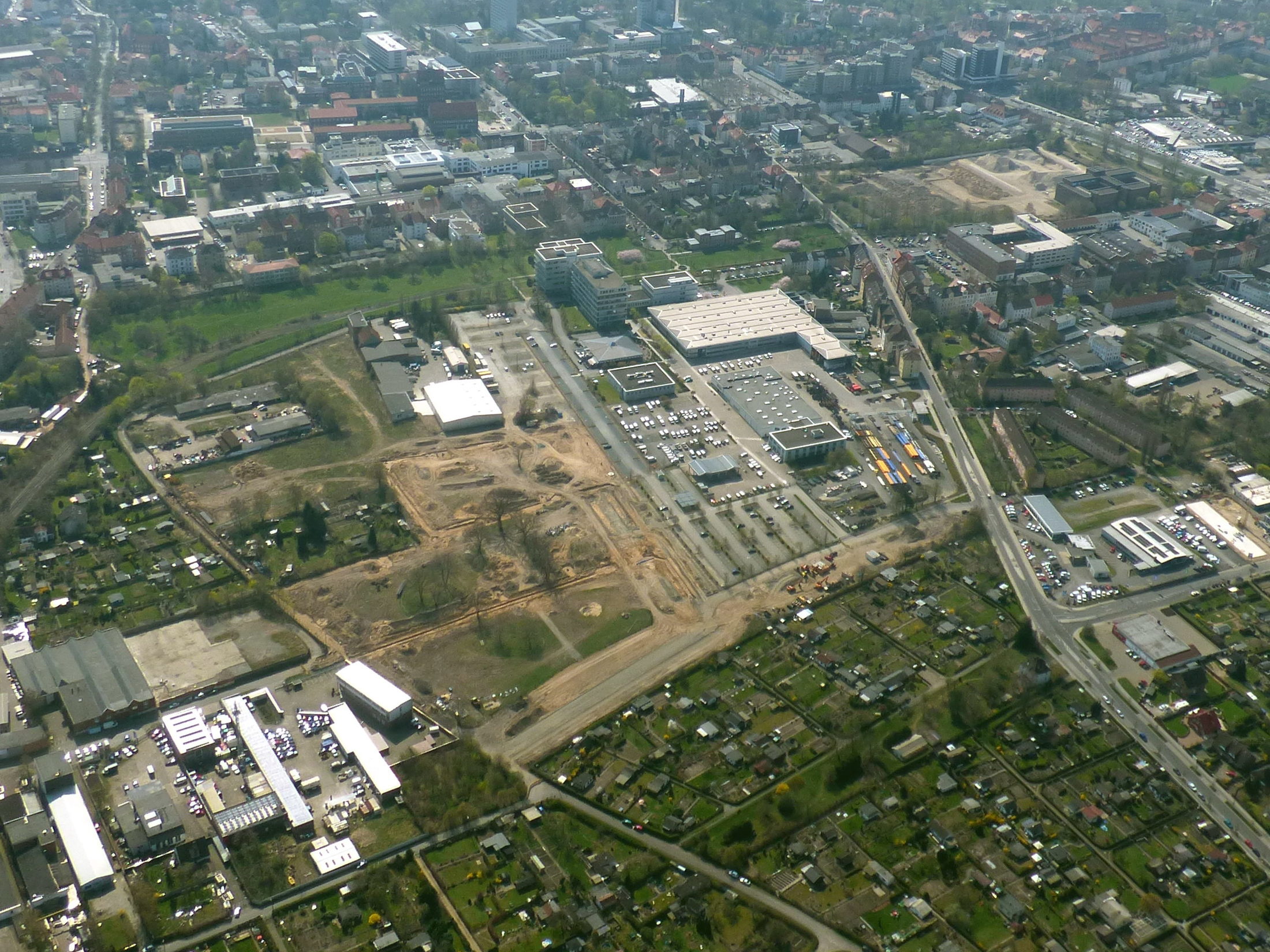 Luftbild Baugebiet Taubenstraße April 2016 (Wird bei Klick vergrößert)