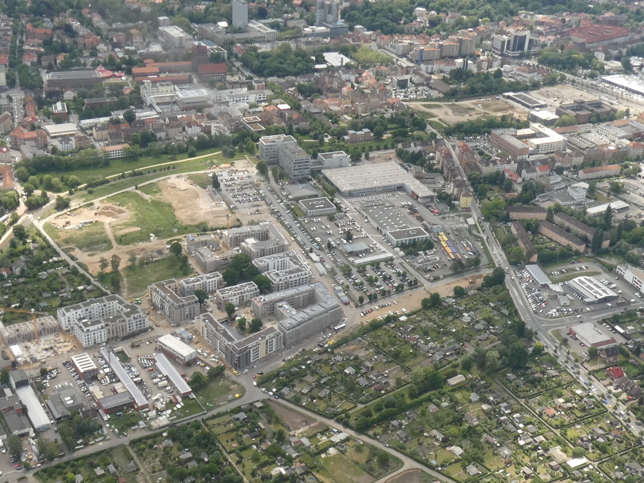 Luftbild Baugebiet Taubenstraße Mai 2019 (Wird bei Klick vergrößert)