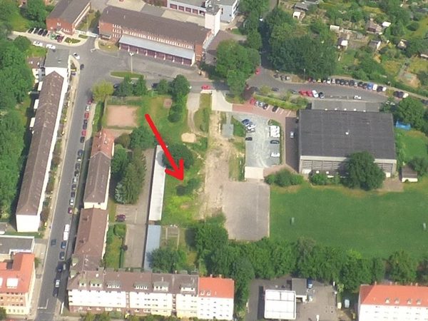 Luftbild Tunicastraße Spielplatz (Wird bei Klick vergrößert)