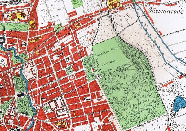 Stadtplan 1928 (Wird bei Klick vergrößert)