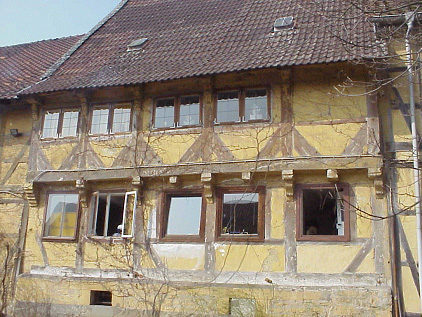 Renaissance Fachwerkhaus auf dem Schriftsassenhof (Wird bei Klick vergrößert)
