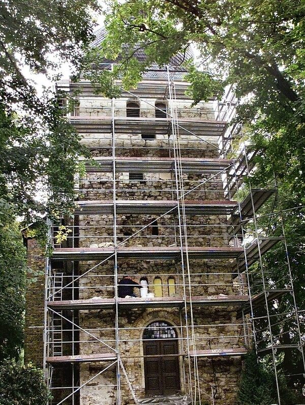 Kirchturm mit Aufstockung (Wird bei Klick vergrößert)