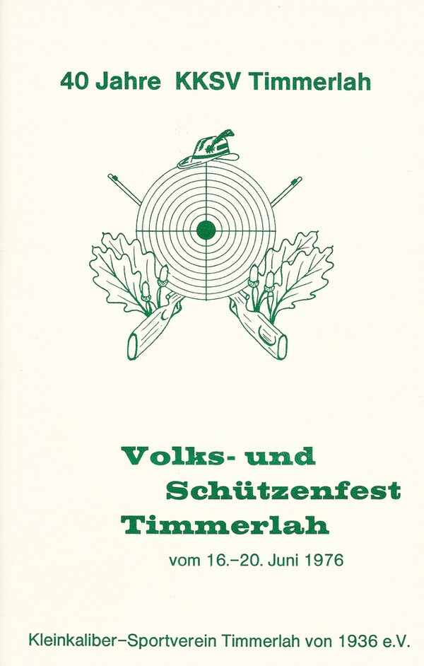 Festzeitschrift KKSV 1976 40 Jahre (Wird bei Klick vergrößert)