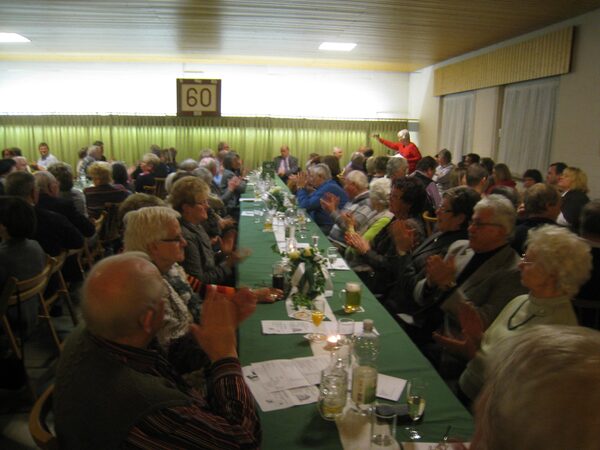 60 Jahrfeier im KKSV-Heim (Wird bei Klick vergrößert)