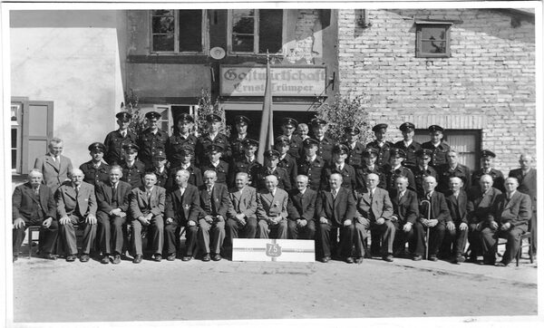 Unsere Feuerwehr wird 75 (1949) (Wird bei Klick vergrößert)