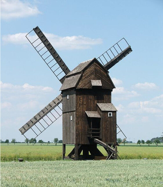 Bockwindmühle Trebbus (Wird bei Klick vergrößert)