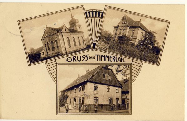 Timmerlah - Postkarte 1902-1922 (Wird bei Klick vergrößert)
