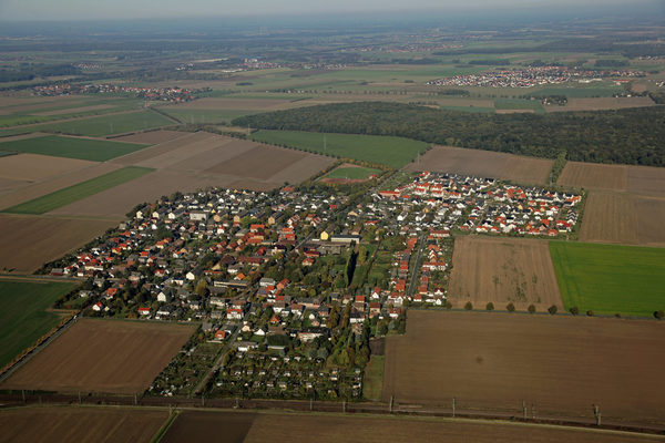 Luftbildaufnahme von Süden 10.2009 (Wird bei Klick vergrößert)