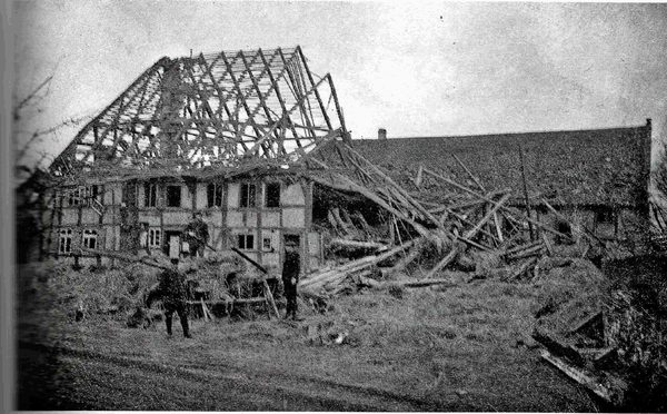 Bombardierung Gaststätte Trümper 23.3.1943 (Wird bei Klick vergrößert)