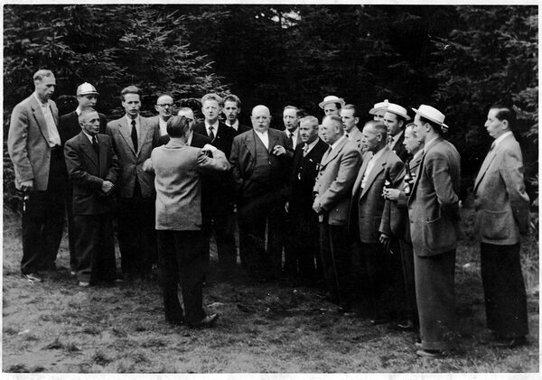 MGV im Grünen 1957 (Wird bei Klick vergrößert)