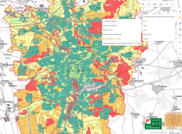 Bodenfunktionsbewertungskarte