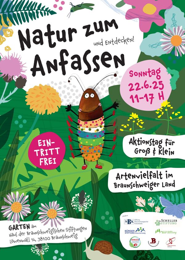 Plakat Aktionstag Natur zum Anfassen (Wird bei Klick vergrößert)
