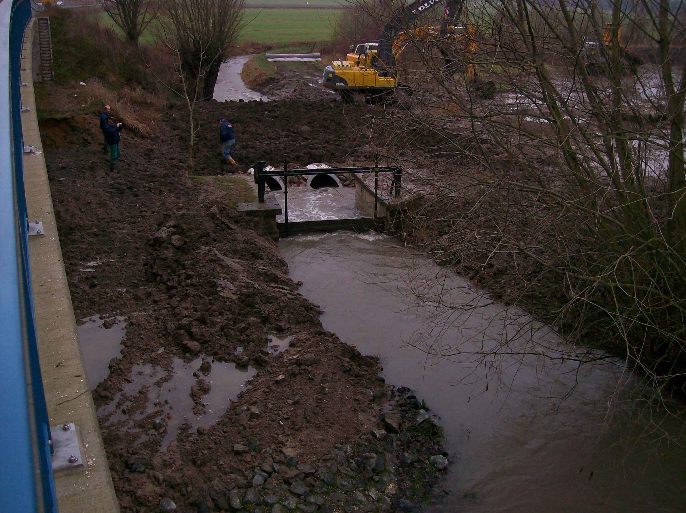 Standort 1b am 11.12.2009 (Wird bei Klick vergrößert)