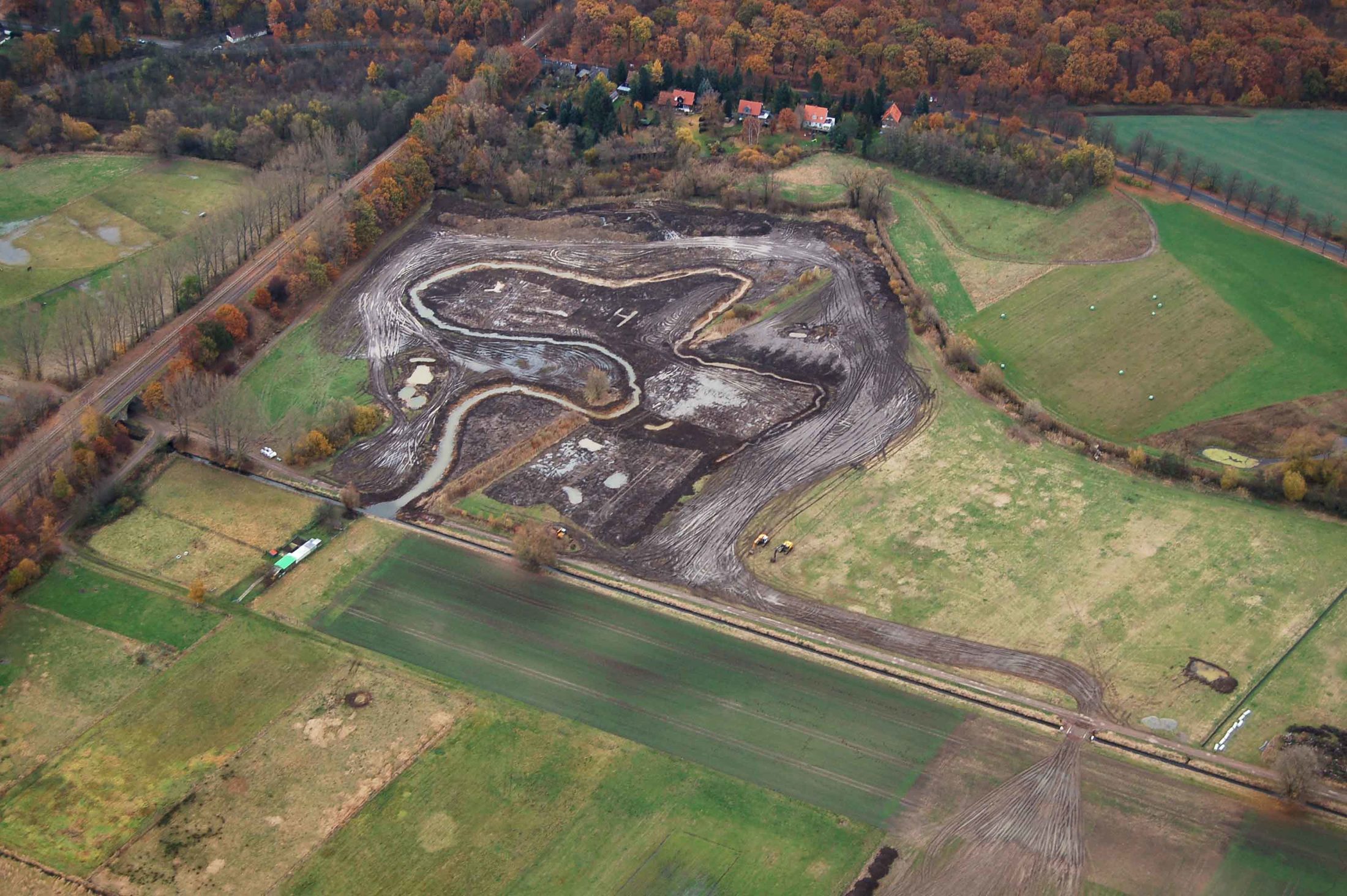 Luftbild 3 im Nov. 2009 (Wird bei Klick vergrößert)