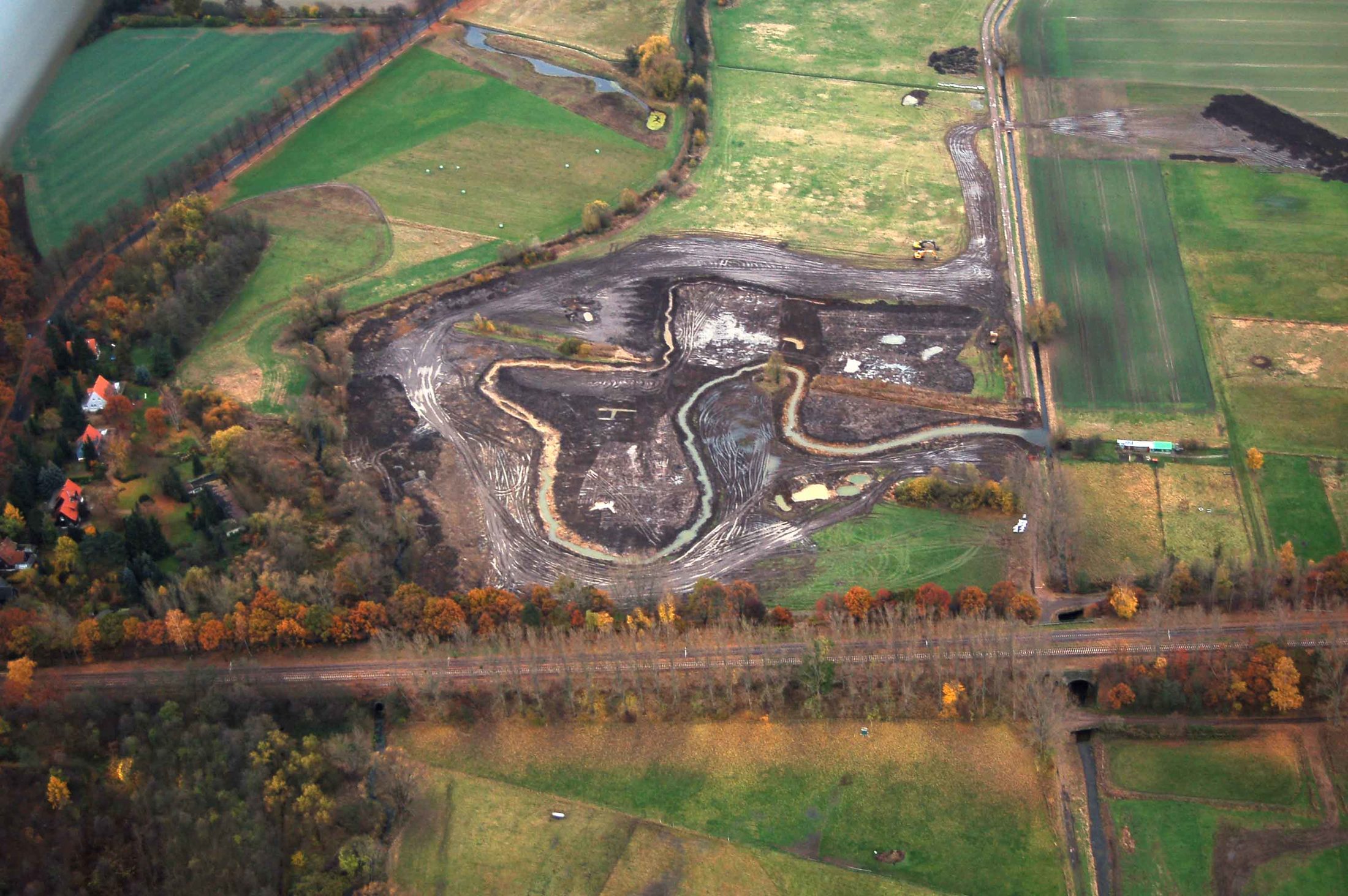 Luftbild 4 im Nov. 2009 (Wird bei Klick vergrößert)