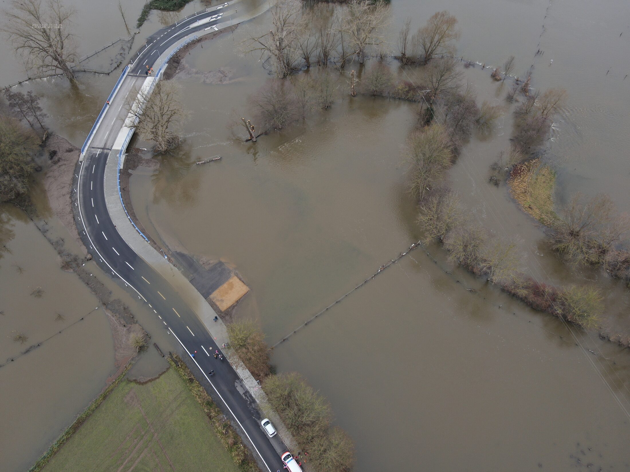 Luftbild Fischerbrücke Ostseite (Wird bei Klick vergrößert)