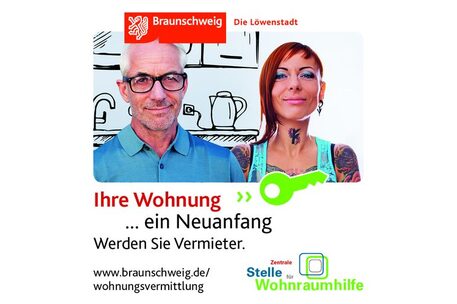 Flyer Deckblatt: Ihre Wohnung ... ein Neuanfang. Werden Sie Vermieter.