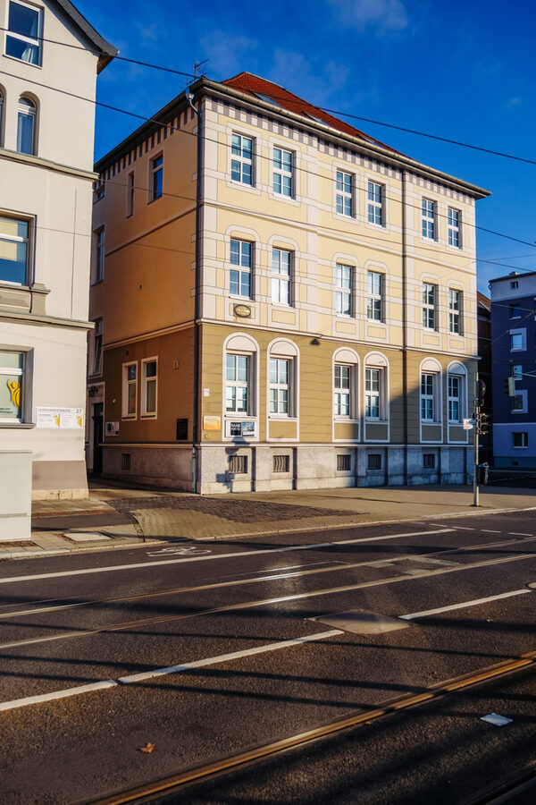 Das heutige Raabe-Haus in der Leonhardstraße 29 a in Braunschweig, erbaut 1898/99. (Wird bei Klick vergrößert)