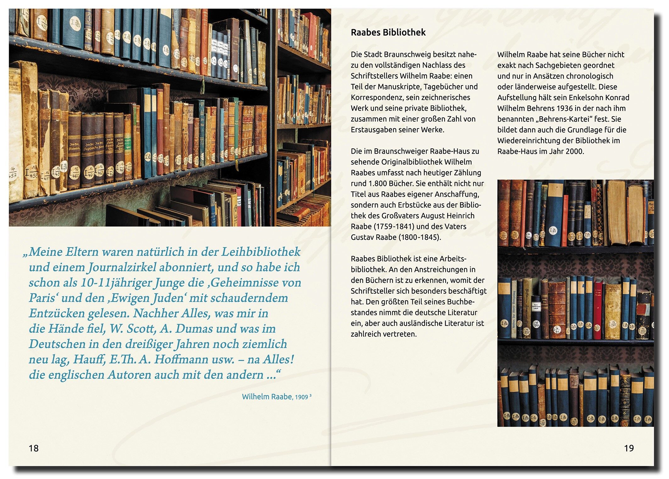 Raabe-Haus Katalog mit Informationen zu Raabe (Wird bei Klick vergrößert)