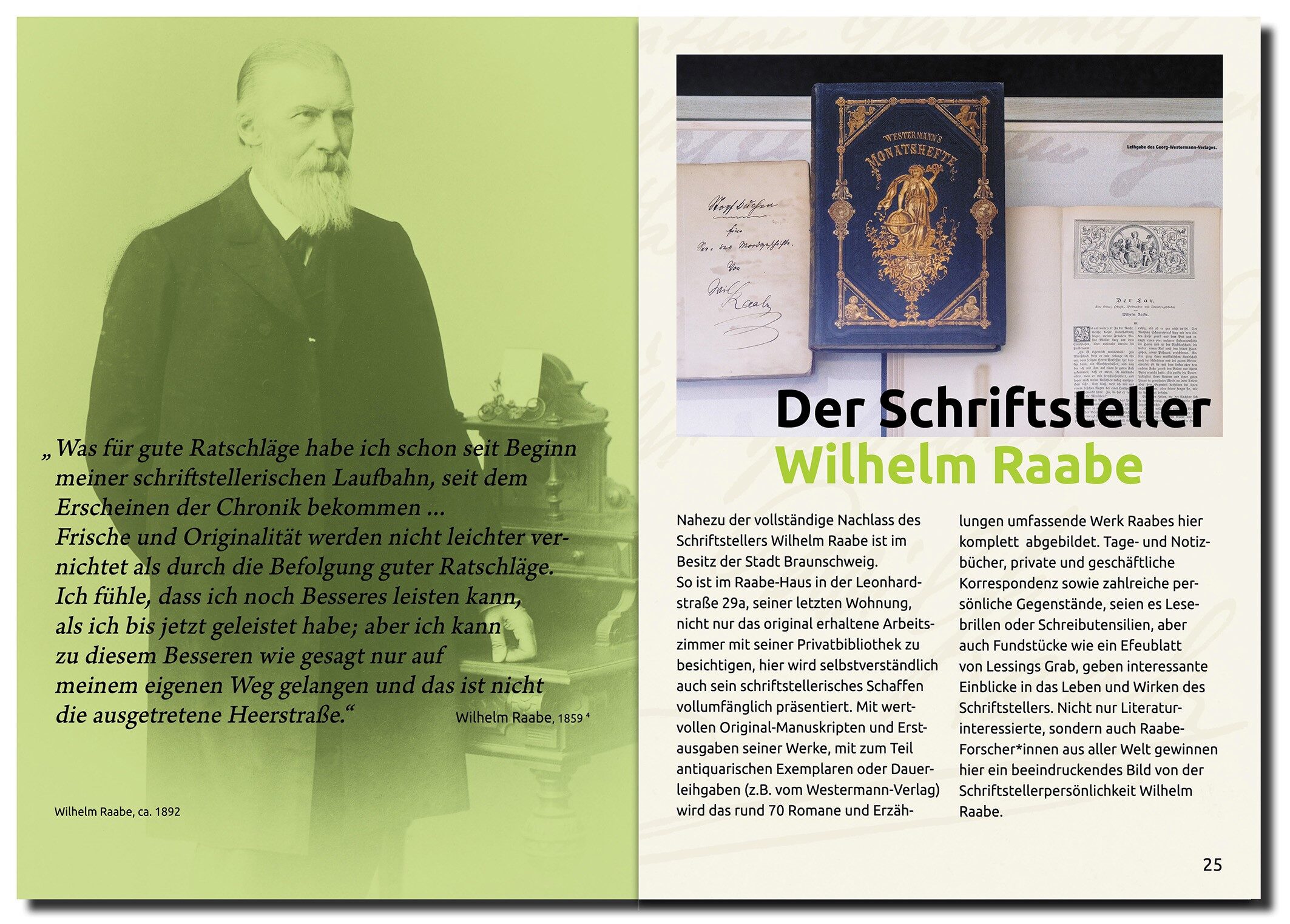 Raabe-Haus Katalog mit Informationen zu Raabe (Wird bei Klick vergrößert)