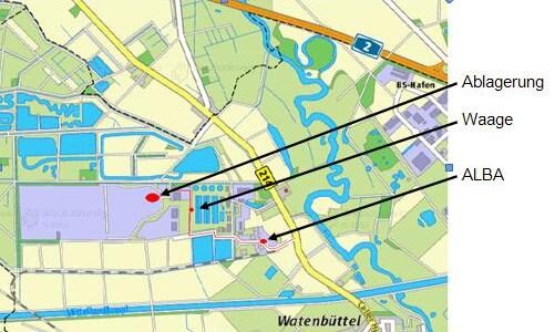 Deponie Braunschweig - Watenbüttel (Wird bei Klick vergrößert)