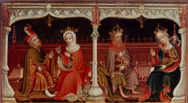 Ausschnitt aus der Gedächtnistafel Heinrichs des Löwen, Ottos IV. und ihre Gemahlinnen. (Wird bei Klick vergrößert)