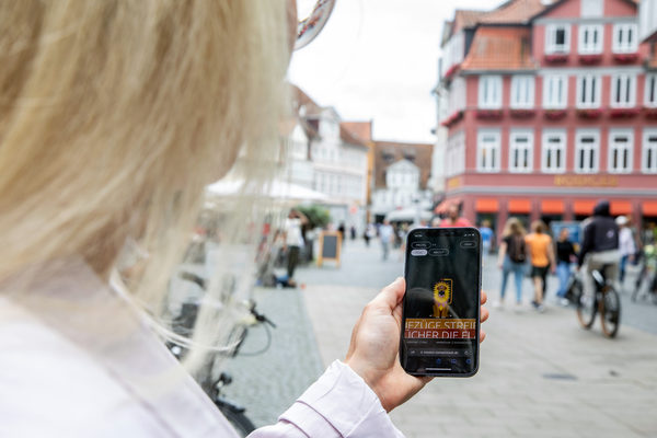 Bei „Mission Löwenstadt“ warten Rätselspaß und knifflige Herausforderungen auf die Spielerinnen und Spieler in der Braunschweiger Innenstadt. (Wird bei Klick vergrößert)